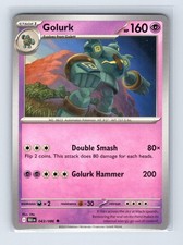 Golurk 043/086 Uncommon Black Bolt Pokemon Lightly Played