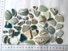 sea glass from japan pottery small to medium