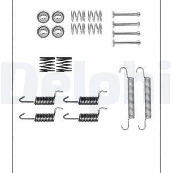 Delphi ZubehöRsatz, Bremsbacken Hinterachse U.A. FüR Hyundai, Kia, Opel-image