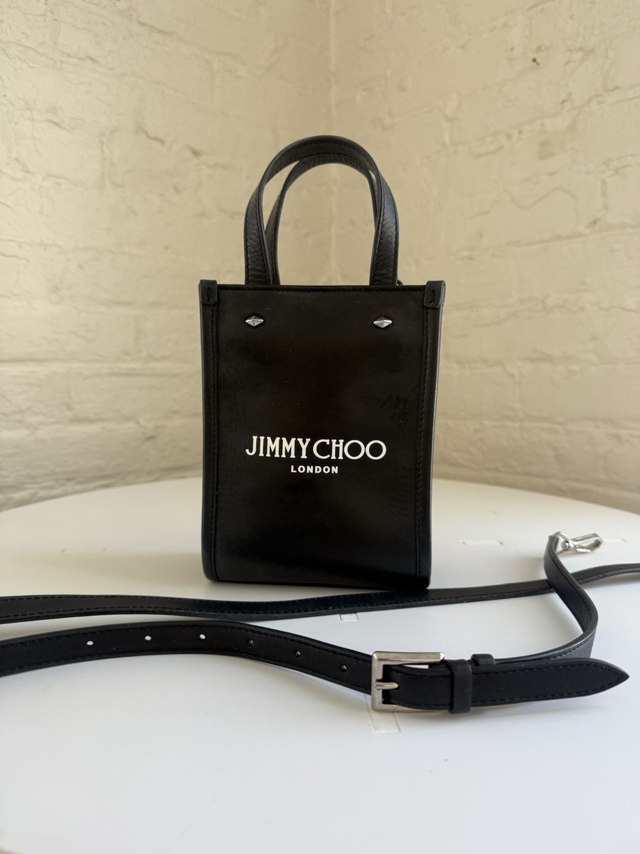 Jimmy Choo Mini Logo Tote Bag Handbag | eBay