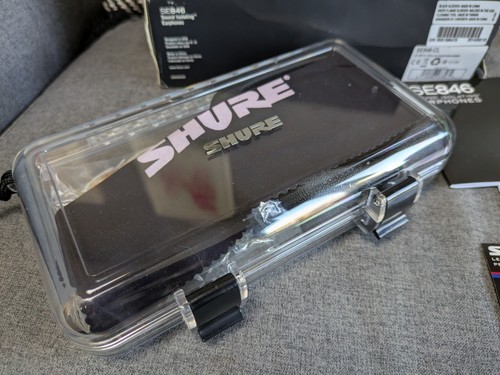 Shure 846 In-Ear Headphones - Hard Shell Case And Spare Wires Only - No headphon - Picture 12 of 14