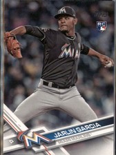 JARLIN GARCIA #US78 2017 Topps Update Series Miami Marlins NM