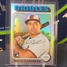 David Banuelos 2024 Topps Heritage High Number RC Silver Refractor /225 Orioles