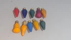 Vintage , some GE Mazda, C7 Christmas Light Bulbs Mixed Colors Mid Century Lot