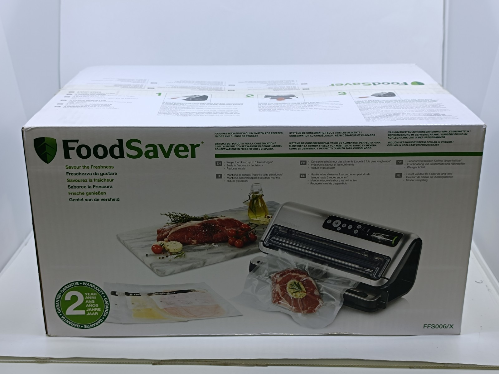 FoodSaver Vakuumiergerät für Lebensmittel FFS006X_4.3_5