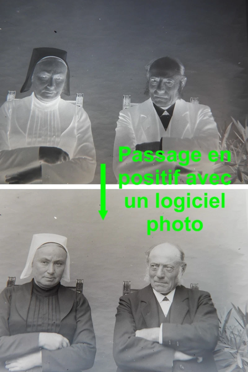Plaque De Verre Photo Ancienne 13x18 Cm – Petite Fille Au Chapeau, Vintage, France