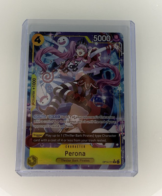 Bandai One Piece Card Game Perona OP14-111 Special Foil Alternative Art