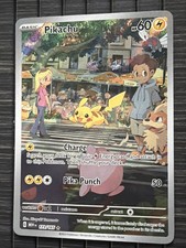 Pokémon Pikachu 173/165 Scarlet & Violet 151 Illustration Rare Full Art!! 10/10 on eBay