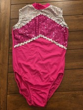 Pink Sequin Leotard M adult