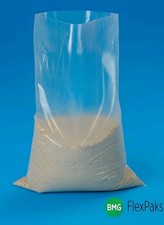 thick durable clear plastic bags custom sizes 300 gauge extra large bags