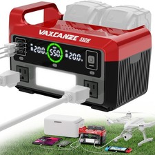 550W Power Inverter for Milwaukee 18V, DC 20V to AC 110V Pure Sine Wave, Portabl