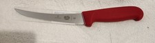 Victorinox Boning Knife, 5.6601.15, 6" Blade, Red Fibrox Handle