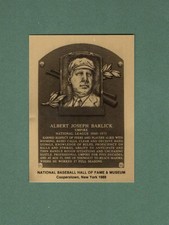 AL BARLICK, umpire ~ Official Baseball HOF METALLIC plaque-card | 1/1000 made B