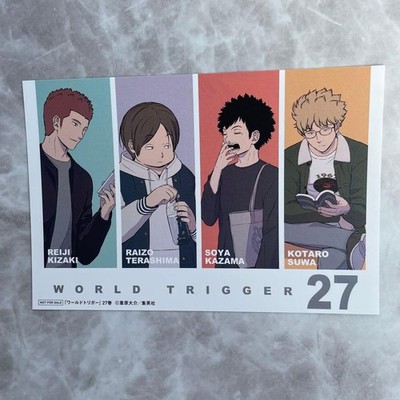 World Trigger Volume 27 TSUTAYA Bonus Illustration Card Ships Today