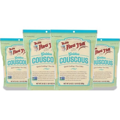 Golden Couscous Bobs Red Mill Pasta 24 Oz Quick Cooking 4 Pack