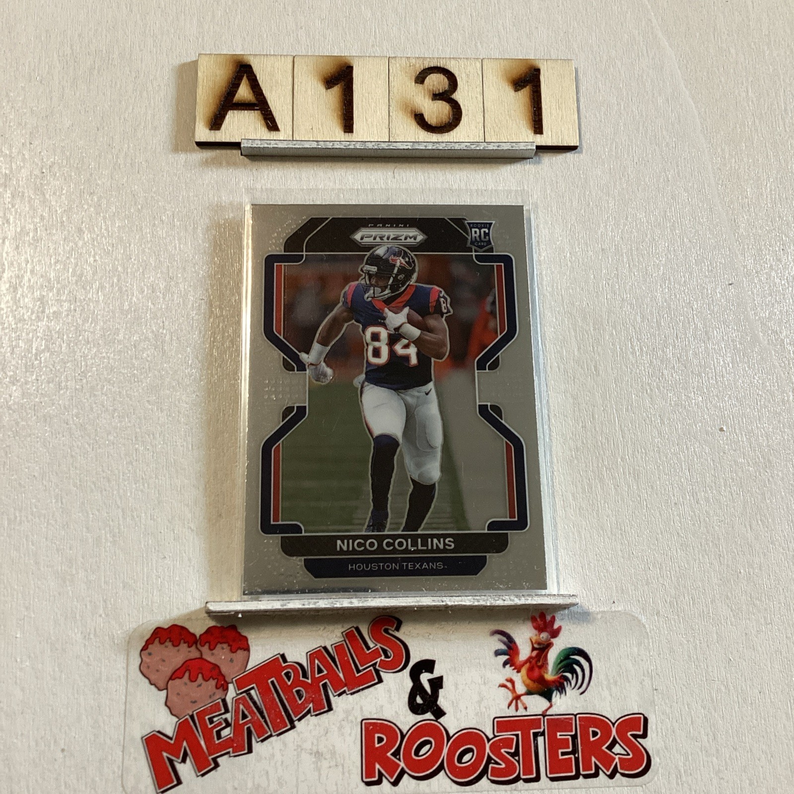 2021 Panini Prizm Nico Collins #360 Rookie