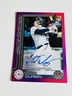 2025 Topps Pro Debut - Caleb Durbin Fuchsia Foil Auto / 199 - #PD-160!