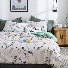 Floral Duvet Cover Twin 100 Soft Cotton 3 Pieces Twin Flower Bedding Set Eas...