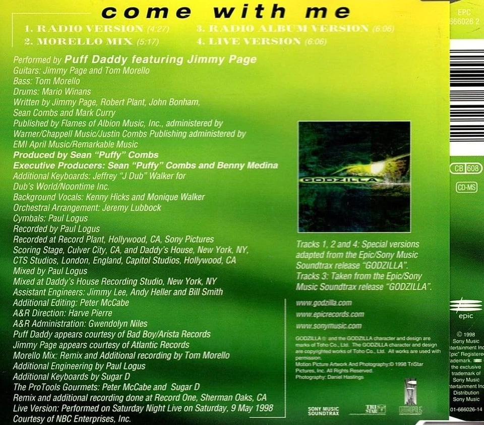Come With Me (Ost Godzilla) - Bild 2 von 2