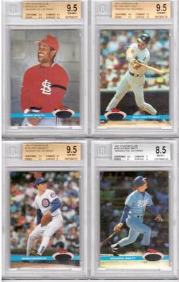 Greg Maddux 1991 Stadium Club Test Proof No Foil BGS 9.5 Gem Mint