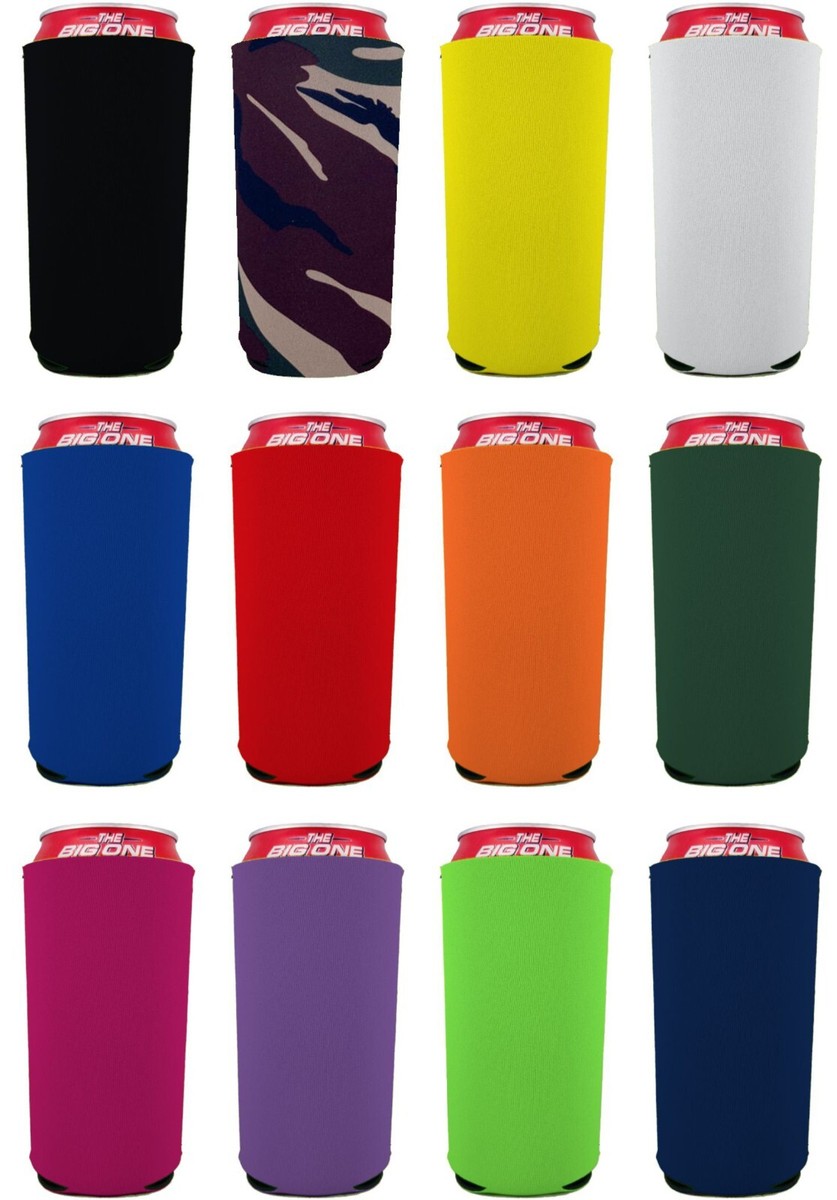 Bottom Plain Black Koozies Bulk Can Coolers (25-Pack) Blank Foam