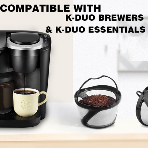 Reusable Mesh Ground Coffee Filter 
