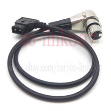 D-tap V-mount to XLR 4pin Power Cable for DSLR Camcorder/Roland R88 Monitor 80cm