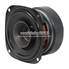 2pcs 3" inch 4Ohm 4 60W Full Range Audio Speaker Woofer Stereo Loudspeaker
