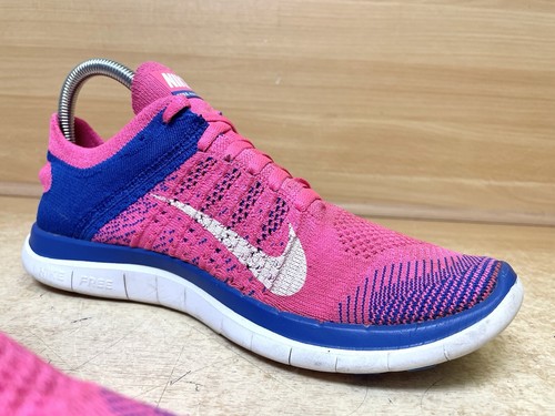 Nike Free 4.0 Flyknit Turnschuhe Größe 6 Laufschuhe Damen lila schwarz Fitnessstudio Laufen - Bild 9 von 21
