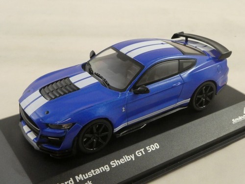 Solid Ford Mustang Shelby GT 500 Performance Blue 2020 1/43 S4311501 - Picture 1 of 3