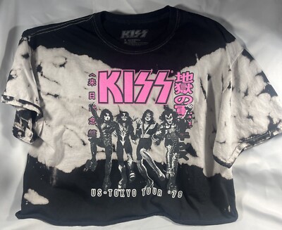 【ヴィンテージ】KISS US-TOKYO TOUR '78 Tシャツ Mサイズ Kiss U.S.-Tokyo Tour '78 Cropped T-Shirt Size Large | eBay