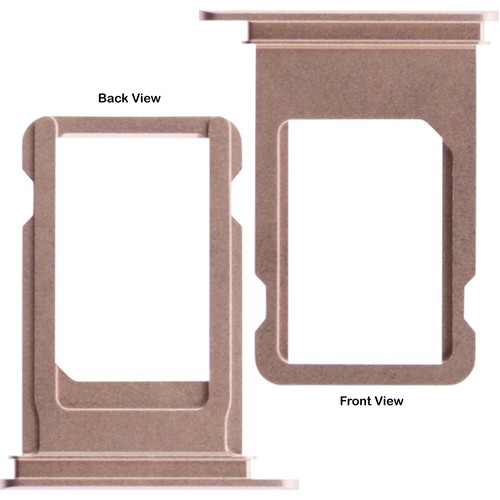 For Apple iPhone 7 Rose Gold Sim Card Tray Holder Replacement Part + 2 Eject Pin - Picture 3 of 7