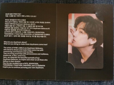 BTS The Daydream Believers HYBE INSIGHT exhibition PVC PHOTOCARD