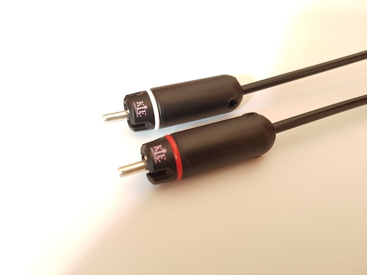 Mogami 2803 with KLE Pure 22 Harmony RCA Plugs High-End