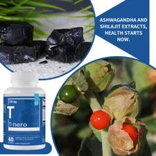 T-Hero Capsules Improve Energy Level Endurance Enhancement Muscle Mass 60 CT US