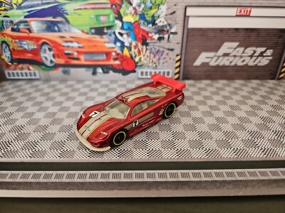 Rare Hot Wheels Race World Speedway '10 2009 Red Saleen S7 Combine Porto