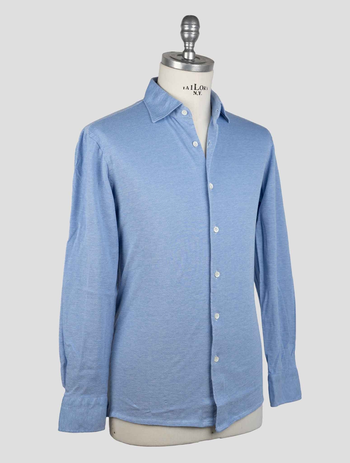 НОВАЯ СВЕТЛО-ГОЛУБАЯ ХЛОПЧАТОБУМАЖНАЯ РУБАШКА LUIGI BORRELLI US 44 - EU 54 LBMZ11 43590₽