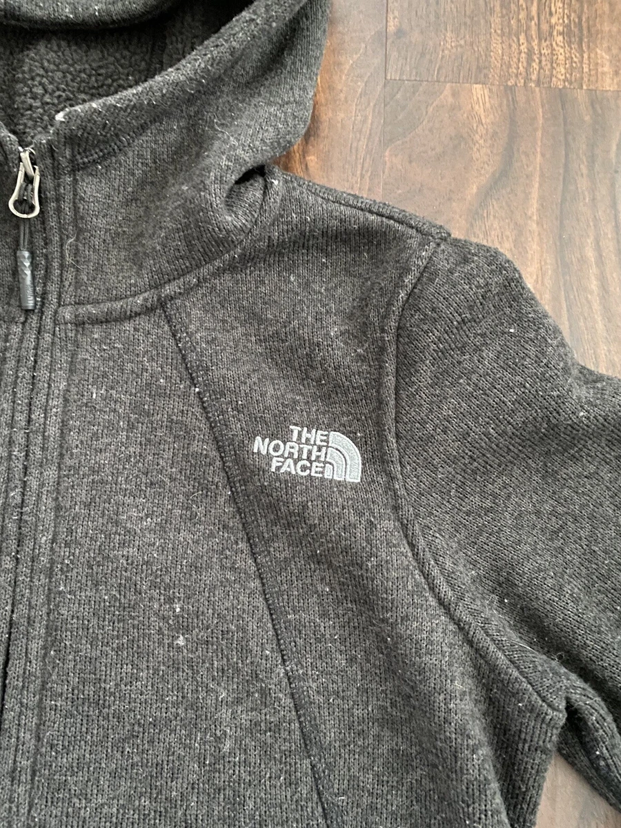 The North Face Womens Crescent Full Zip Hoodie Jacket Small Dark