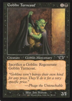 4X GOBLIN TURNCOAT BLACK LEGIONS MTG MAGIC NM X4 (yourdeckbuilder