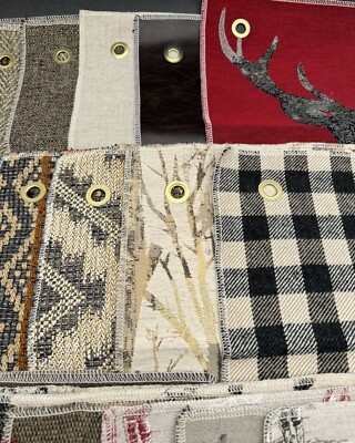 OLD HICKORY FURNITURE Designer Textile Fabric Sample Book 13