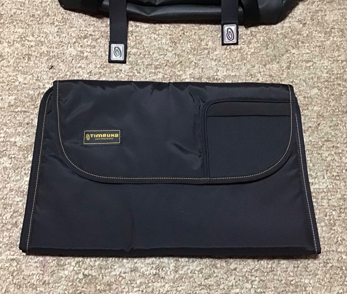 Timbuk2 Classic Laptop Messenger Bag With Extra Bag, Black with