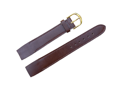 Bracelet De Montre En Cuir Véritable 18 Mm - Anses Fixes Soudées - Vintage - Neuf