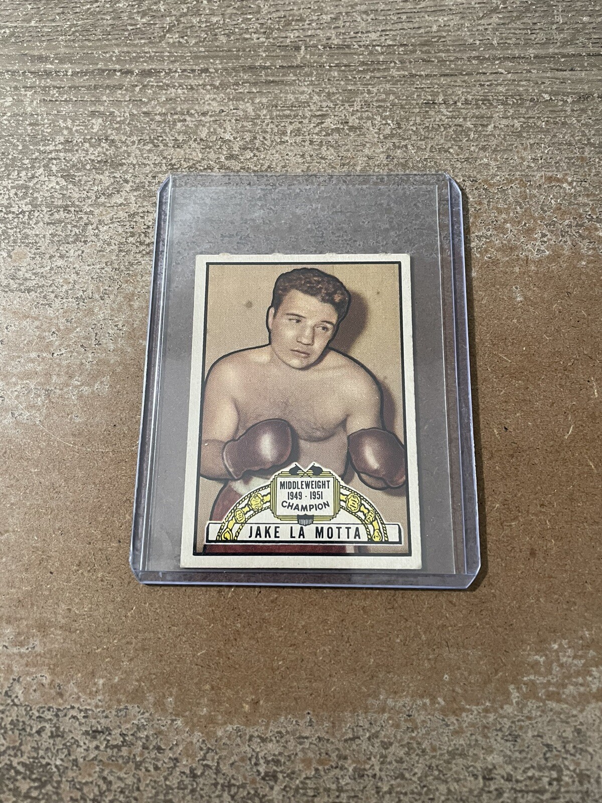 Jake LaMotta TN27925 JAKE LAMOTTA Rare Swiss Boxing Card | eBay