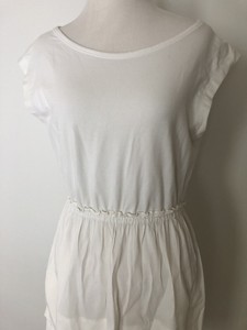 theory white linen dress