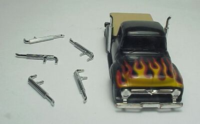 AFX 1 PR 1956 FORD PICK UP TRUCK SIDE PIPES. NEW PLASTIC INJECTION MOLDED