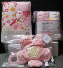 Baby Girl Lot BaeBae Goods Baby sleep sacks/Little Beginnings/Aurora Baby/7 pc