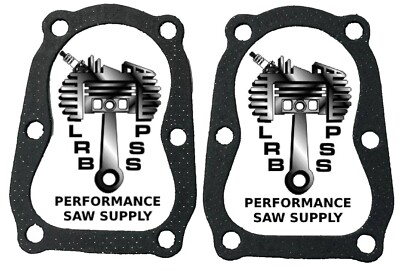 TWO NEW VINTAGE TWIN HEAD GASKETS FITS STANDARD TWIN ENGINES, HARD TO FIND ITEM