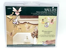 Wallies Wallpaper Cutouts 25 Fairies New in Package Pre-pasted Wallpaper NOS