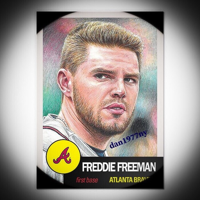  Topps Living Set Card 142 Freddie Freeman EBay