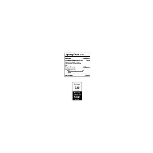 Westinghouse 3304600 3W Torpedo B10 Dimmable LED Light Bulb Med Base-Warm White - Picture 3 of 10